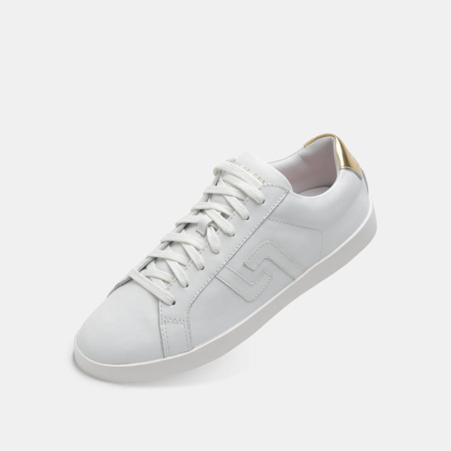 Footwear | Rollie Prime White/Gold Sneaker