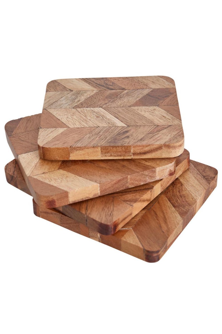 Dining & Entertaining | Eb & Ive Home Studio Coaster Set - Wood