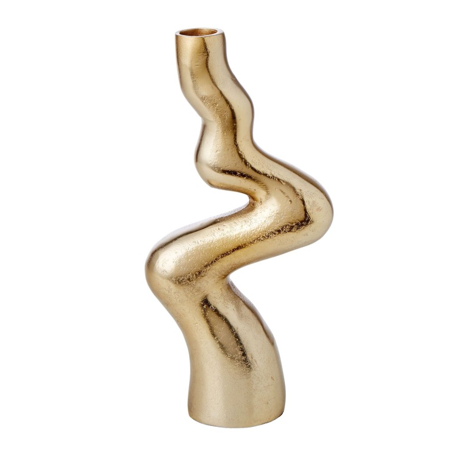 Candles & Fragrance | Amalfi Twisted Metal Candleholder 26Cm