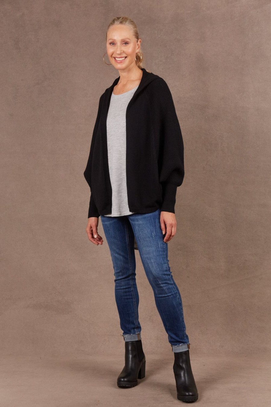 Knitwear & Jumpers | Eb & Ive Nawi Cardigan - Ebony