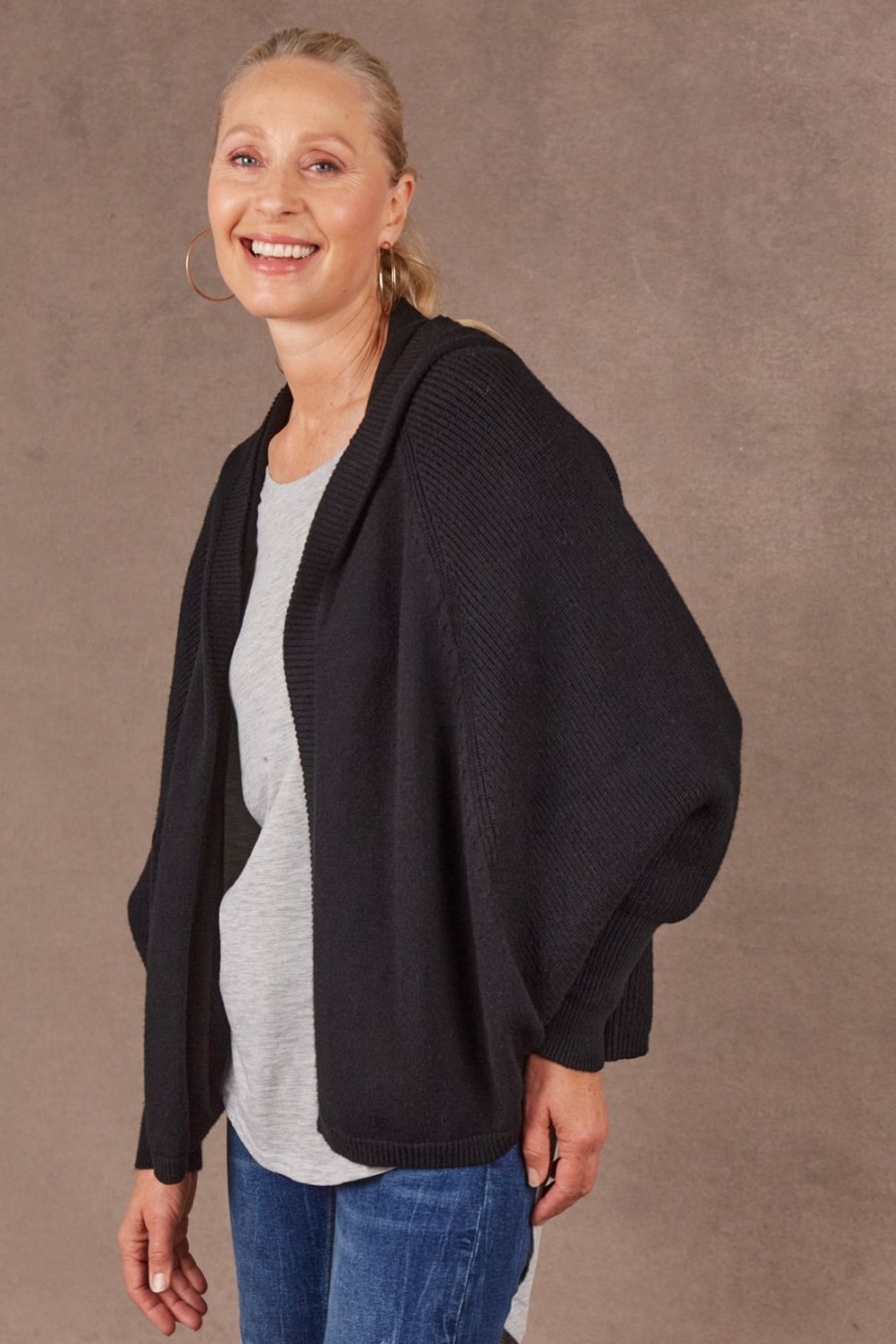 Knitwear & Jumpers | Eb & Ive Nawi Cardigan - Ebony