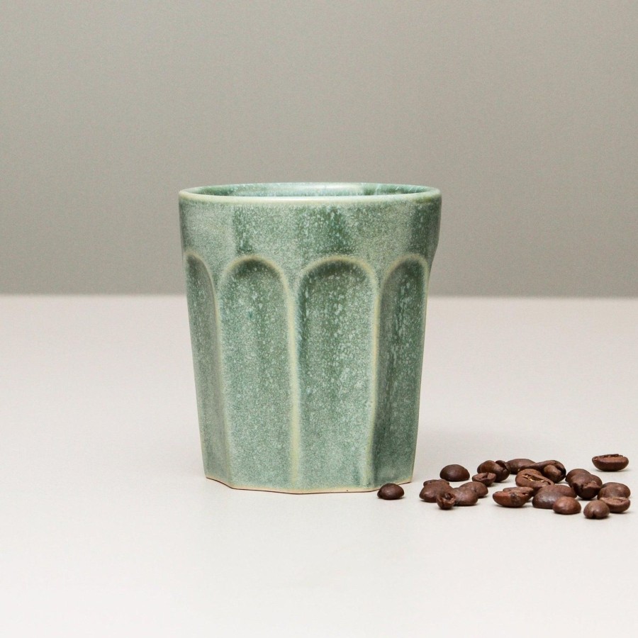 Dining & Entertaining | Indigo Love Ritual Latte Cup - Jade