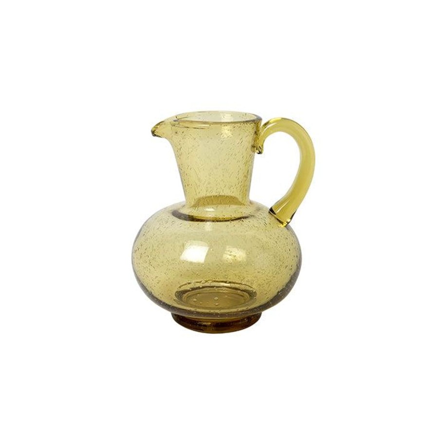 Dining & Entertaining | Pure Homewares Yardley Glass Amber Pitcher Vase