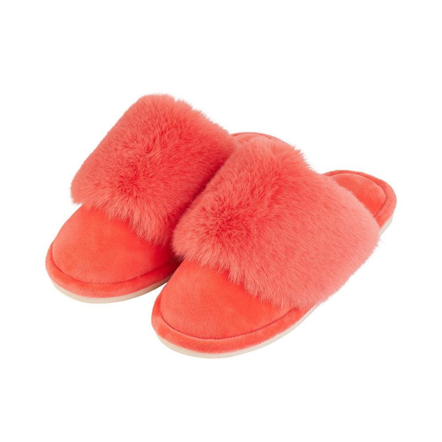 Footwear | Annabel Trends Slippers Cosy Luxe Melon