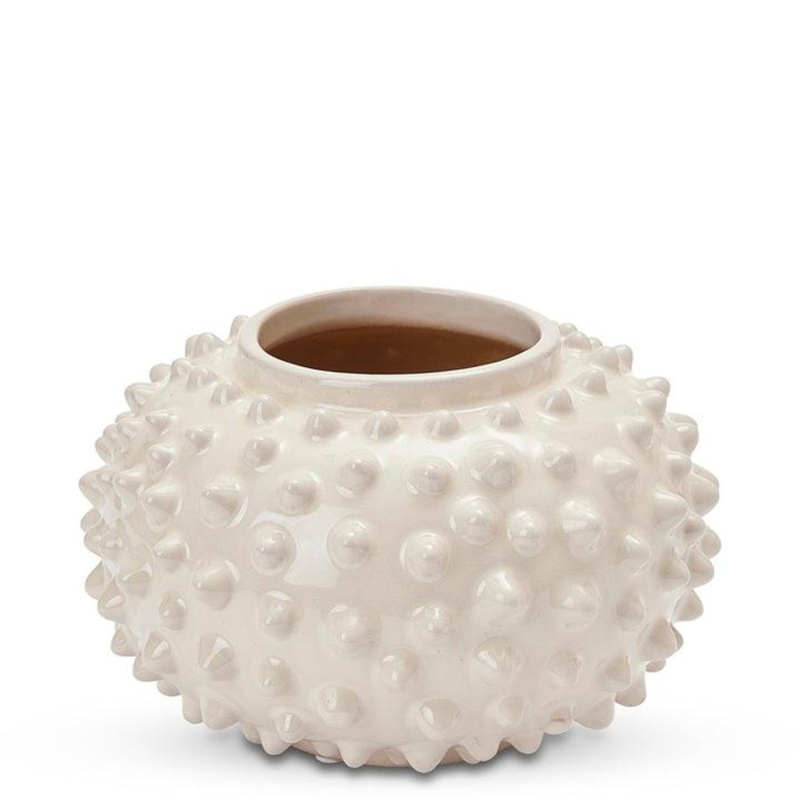 Pots, Planters & Vases | Madras Link Pearl Off White Vase - Short