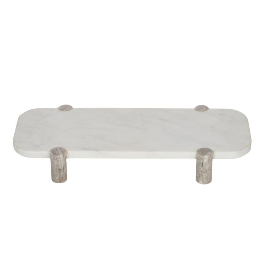 Dining & Entertaining | Coast To Coast Home Kitson Rectangle Marble Board 45X20Cm White