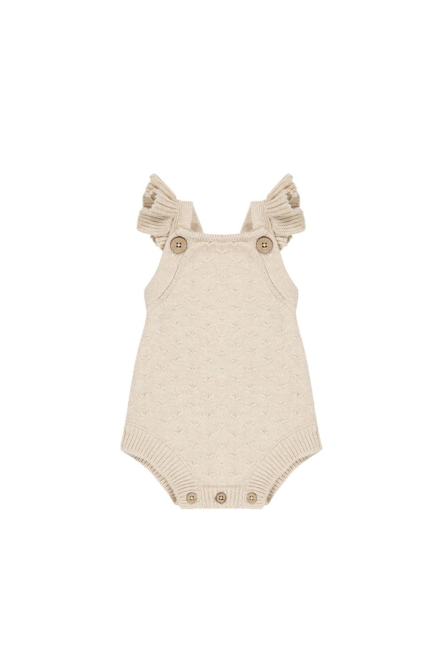 Jamie Kay | Jamie Kay Mia Knitted Romper - Oatmeal Marle