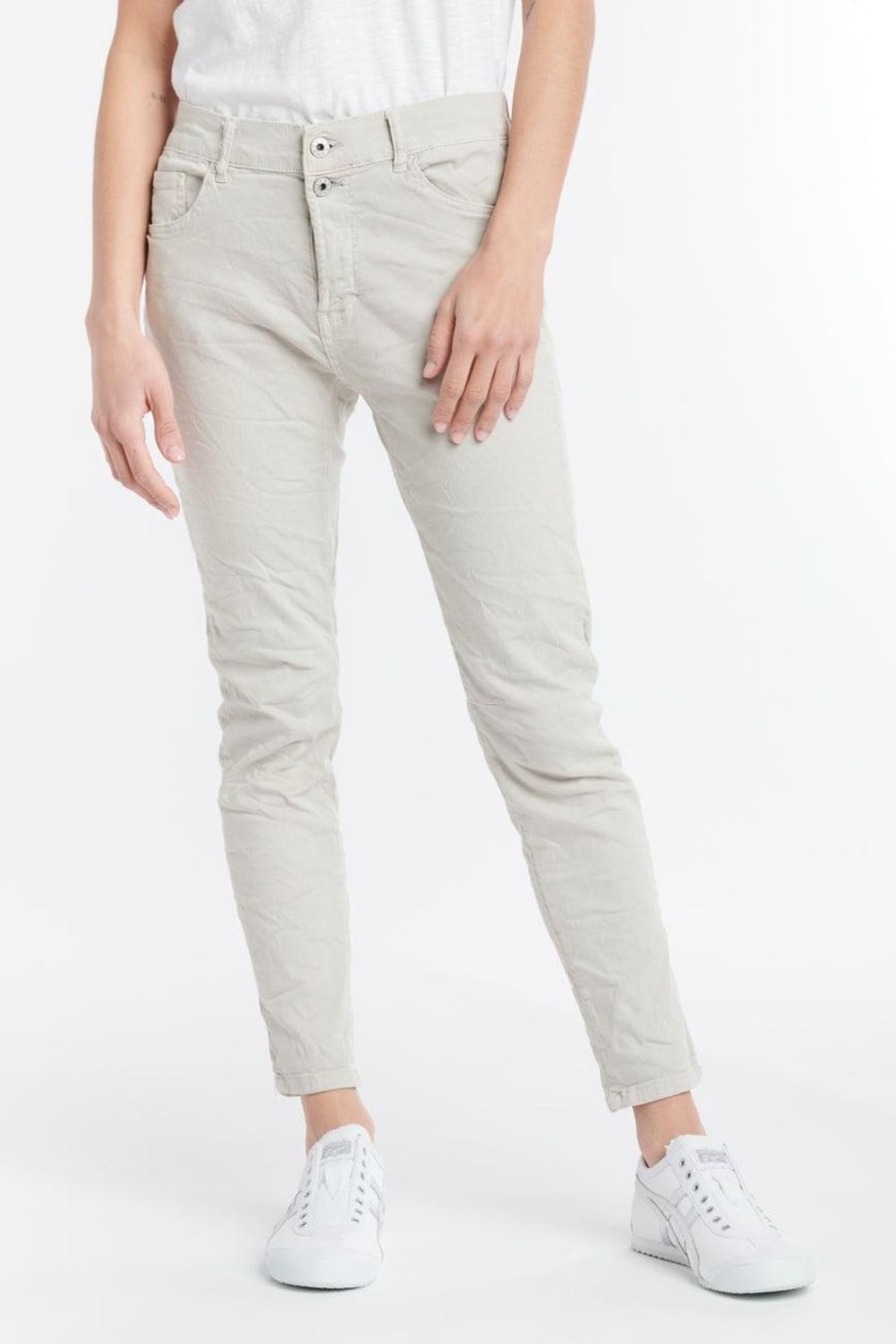 Jeans | Italian Star Emma Coloured Jean - Beige