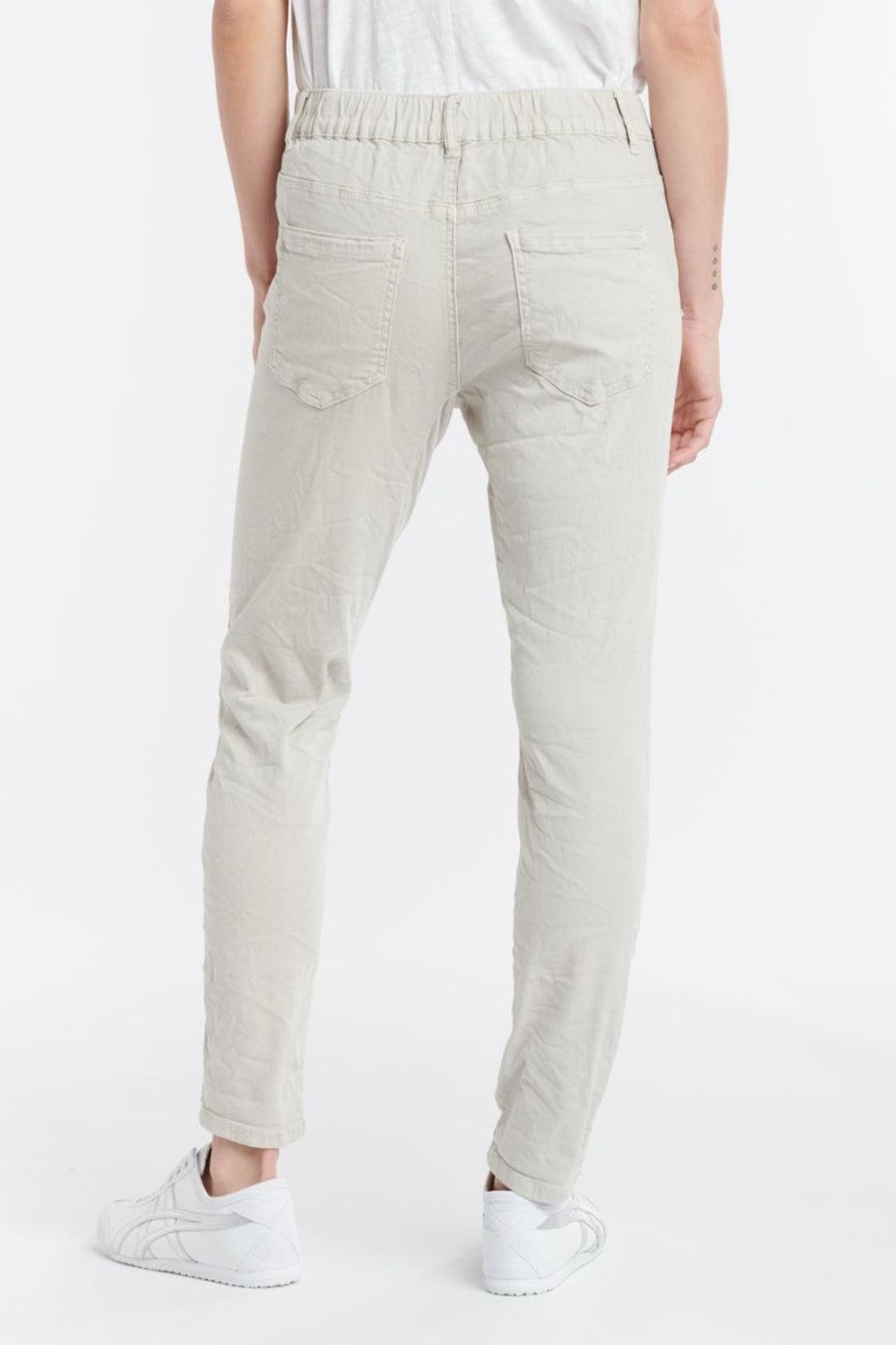 Jeans | Italian Star Emma Coloured Jean - Beige