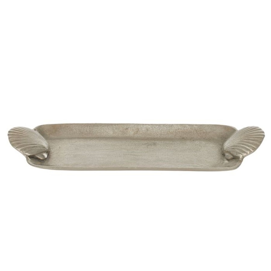 Dining & Entertaining | Coast To Coast Home Deauville Metal Tray - Silver