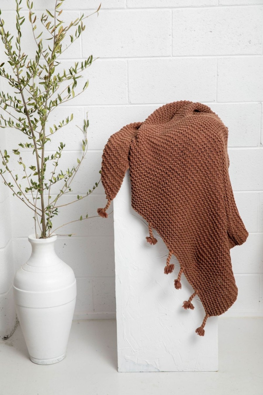 Soft Furnishings | Holiday Mont Clair Throw - Rust