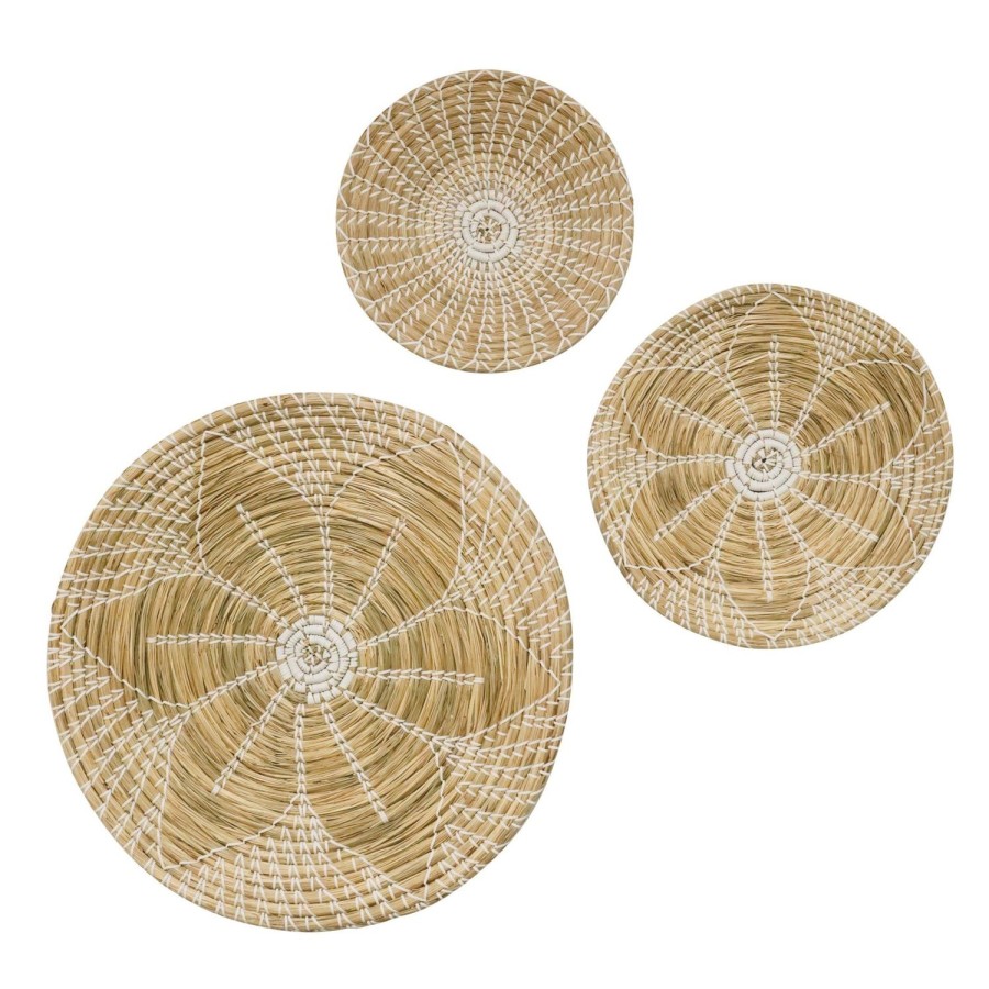 Wall Decor | Robert Mark Sumba Seagrass Wall Art - White/Natural