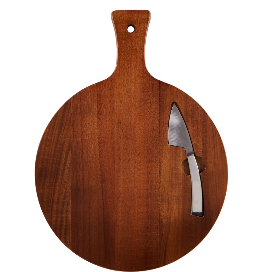 Dining & Entertaining | Davis & Waddell Acacia Wood Cutting Board Knife 2Pc Set