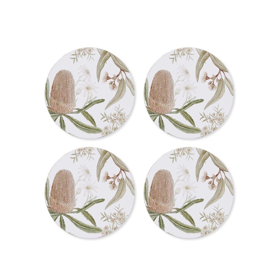 Dining & Entertaining | Madras Link Marysville Green Coaster Set 4