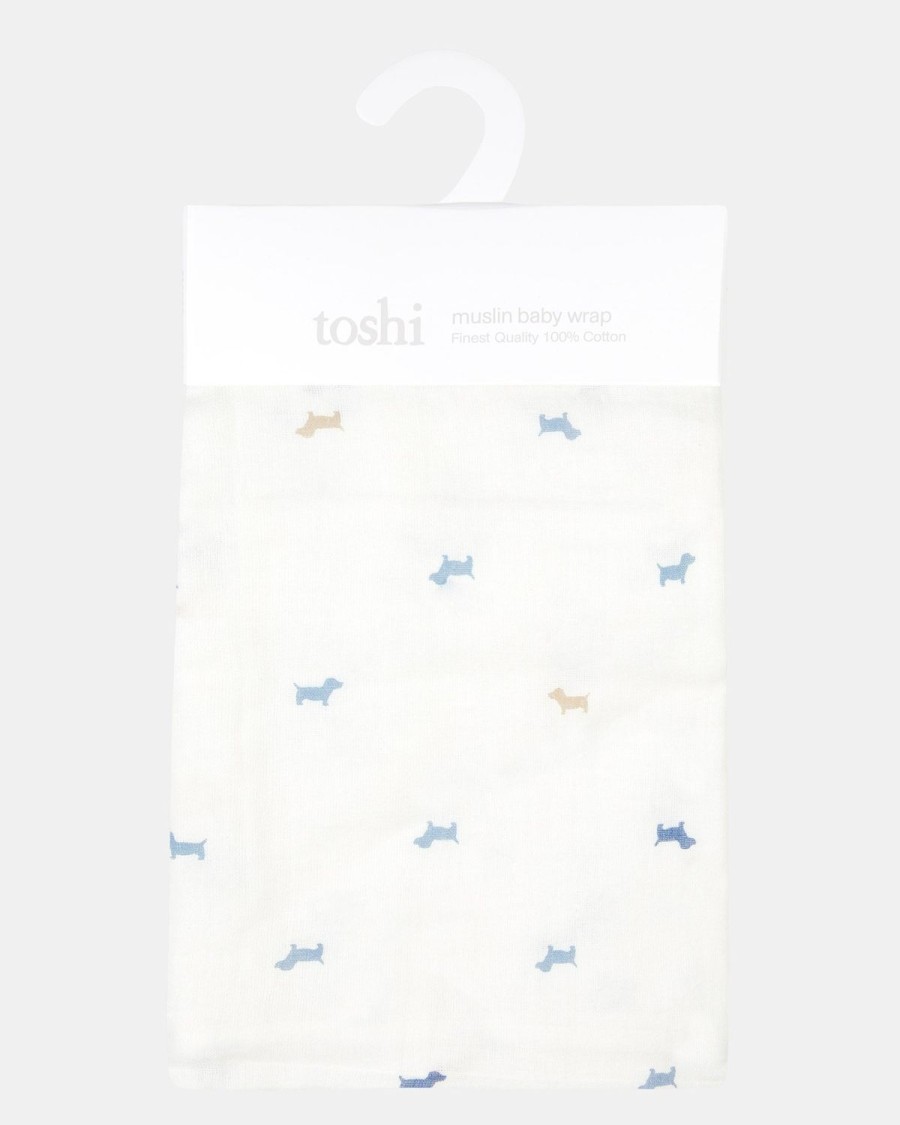 Nursery & Nurture | Toshi Wrap Muslin Classic - Puppy