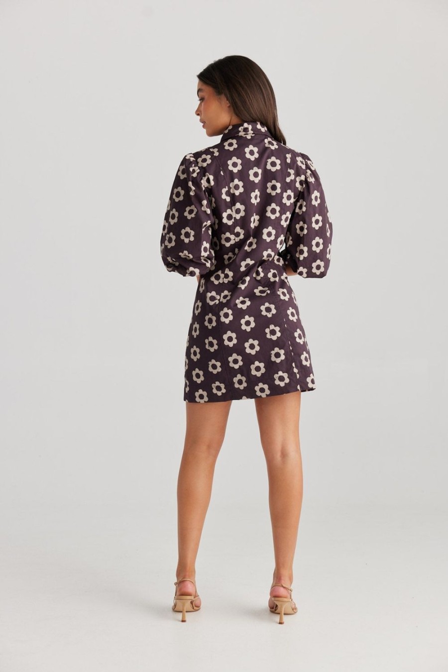 Dresses | Daisy Says Juniper Dress - Tonal Floral