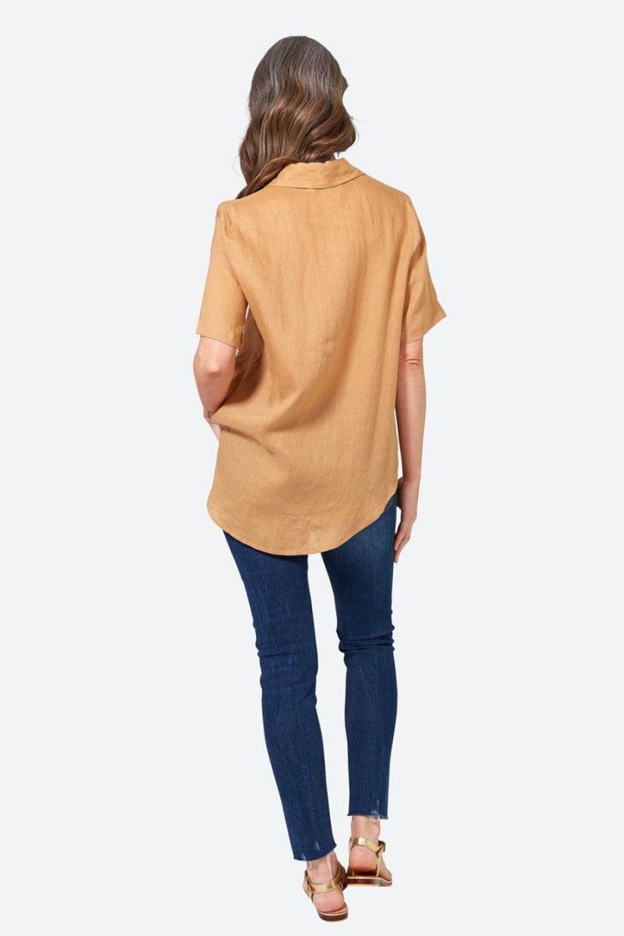 Tops | Eb & Ive La Vie Shirt - Caramel