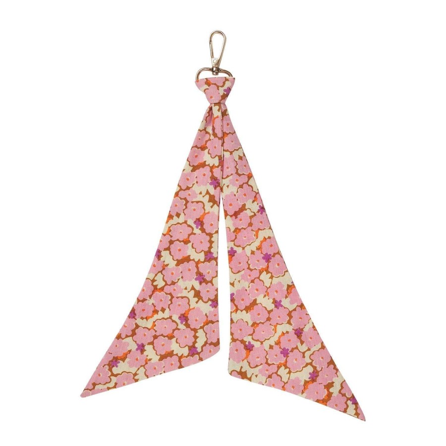 Keyrings | Sage & Clare Leyland Bandana Key Ring - Musk Floral