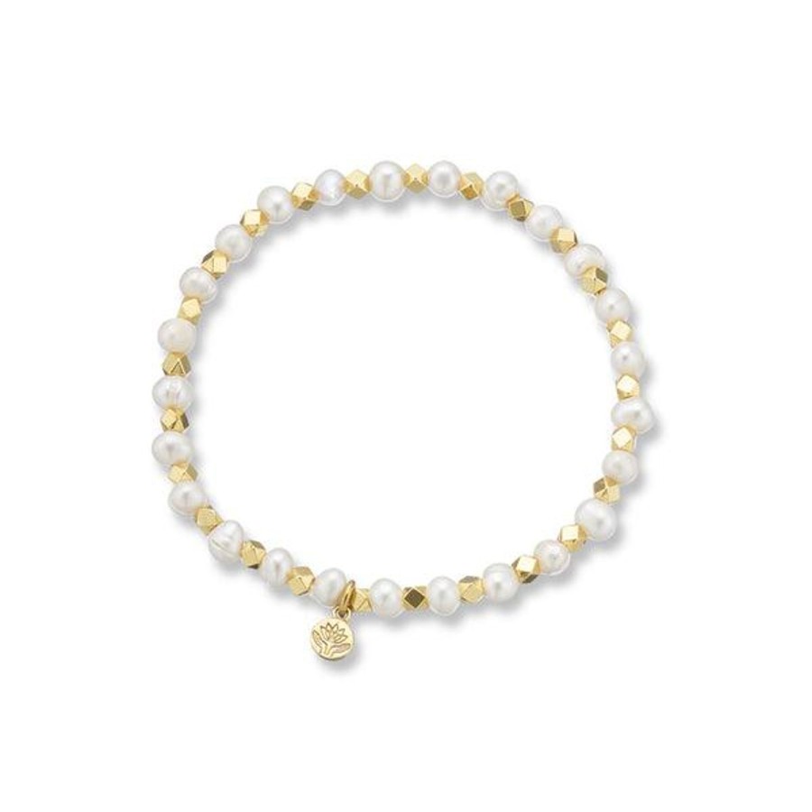 Jewellery | Palas Pearl Aura Of Gold Gem Bracelet