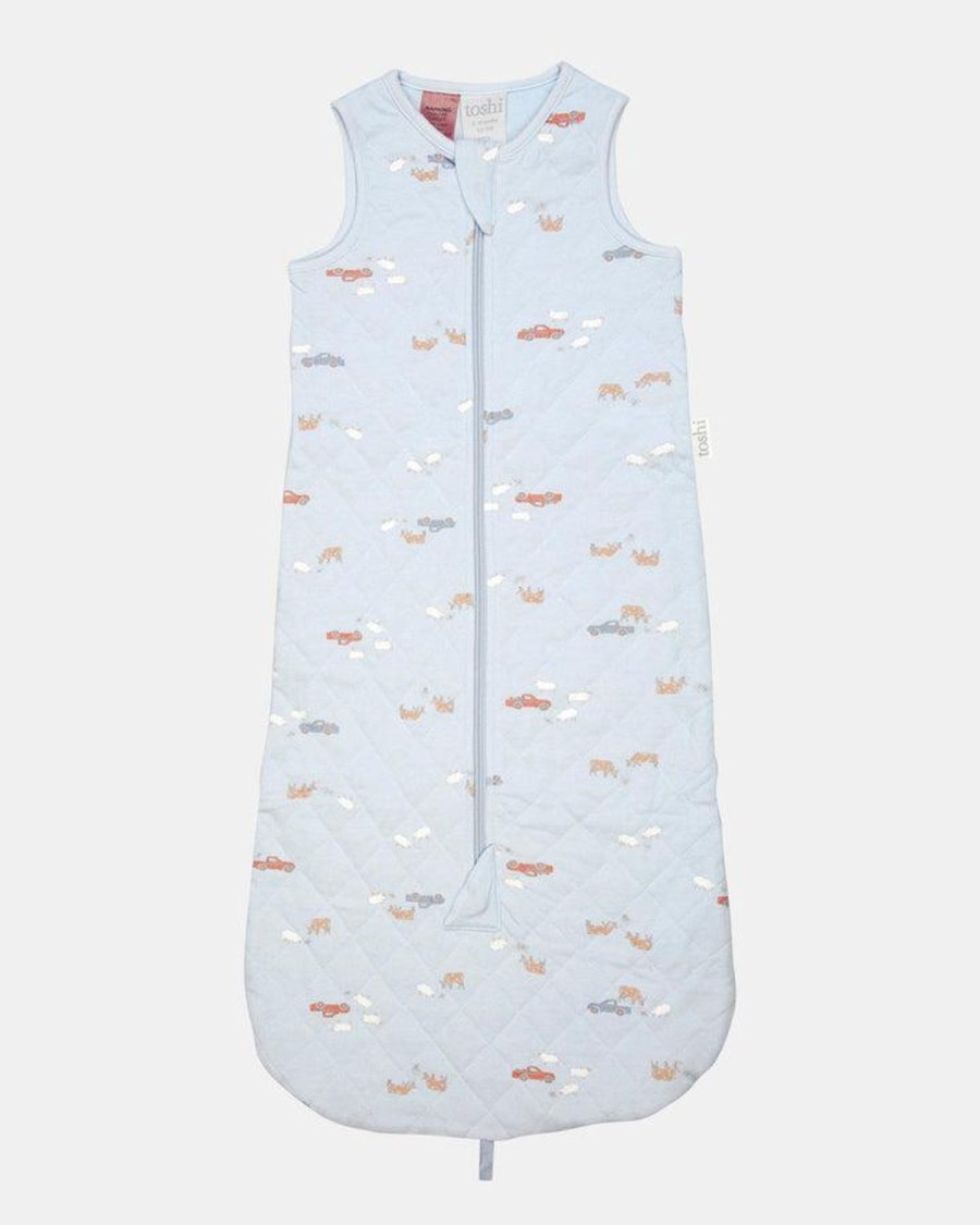 Nursery & Nurture | Toshi Baby Sleep Bag Classic Sleeveless 1 Tog - Sheep Station