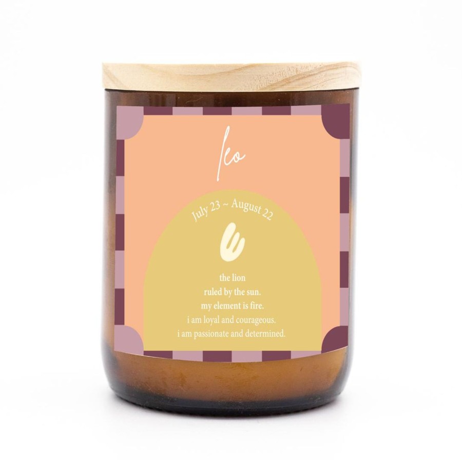 Candles & Fragrance | The Commonfolk Collective Zodiac Colour Candle - Leo Himalayas