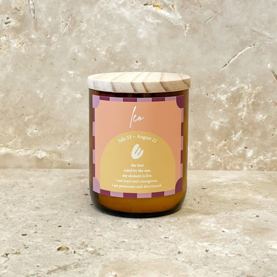 Candles & Fragrance | The Commonfolk Collective Zodiac Colour Candle - Leo Himalayas