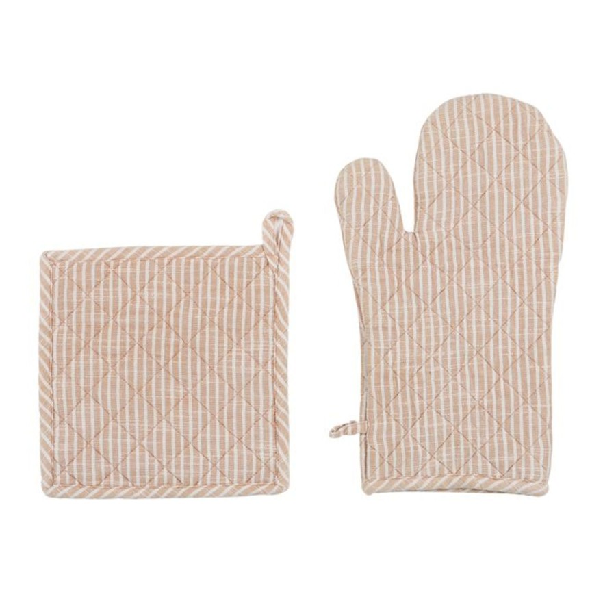 Kitchenware | Coast To Coast Home Neve Cotton Glove/Mitt Set - Terra