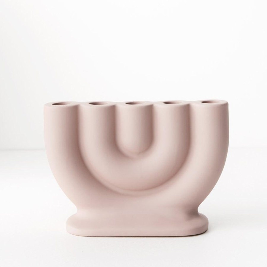 Decor Items | Floral Interiors Candle Holder Isobel - Light Pink