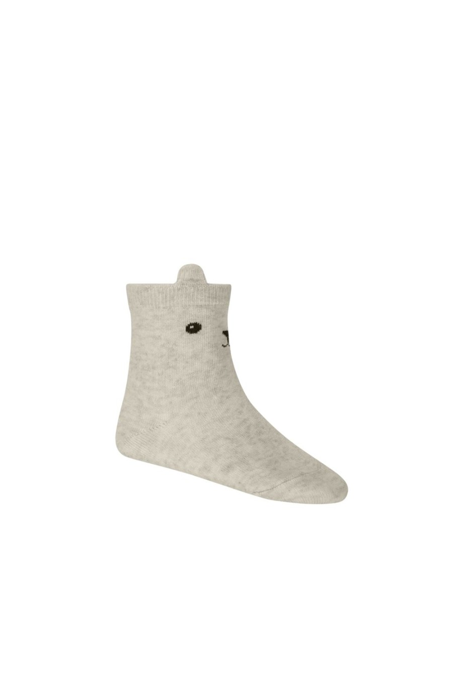 Shoes & Socks | Jamie Kay George Bear Ankle Sock - Oatmeal Marle