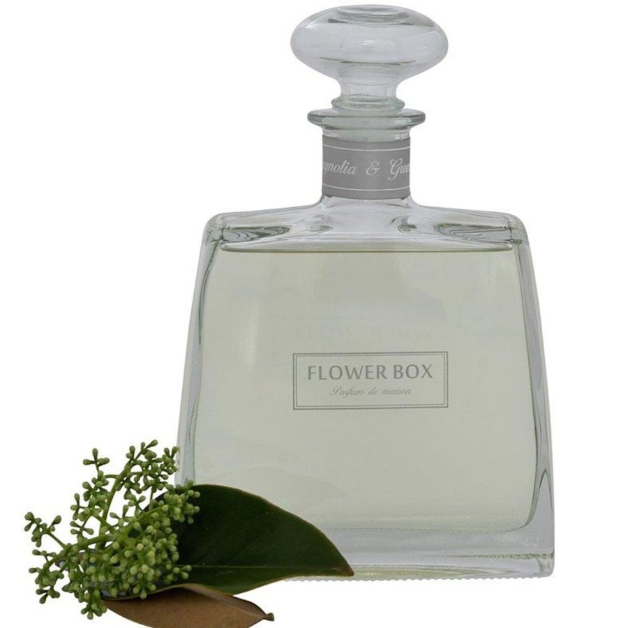 Candles & Fragrance | Flower Box Magnolia & Green Leaves Hallmark Diffuser 700Ml