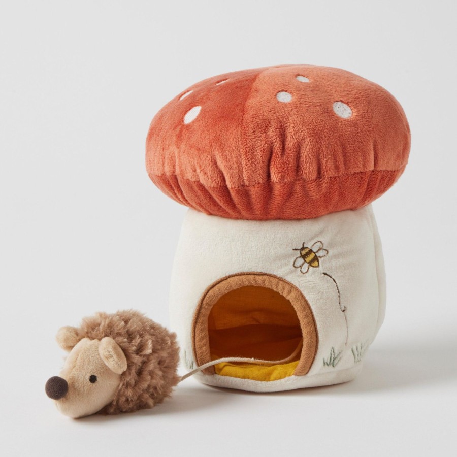 Toys | Pilbeam Living Mushroom House With Hedgehog