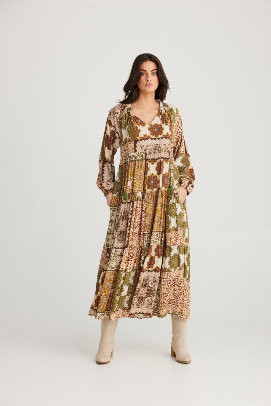 Dresses | Talisman Damascus Dress - Paisley Gardens