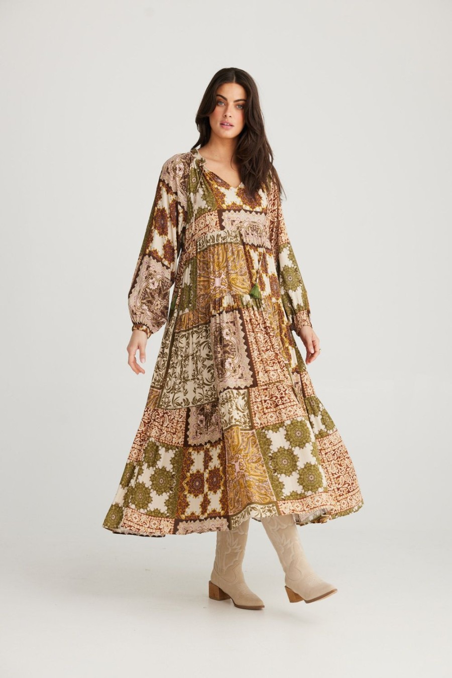 Dresses | Talisman Damascus Dress - Paisley Gardens