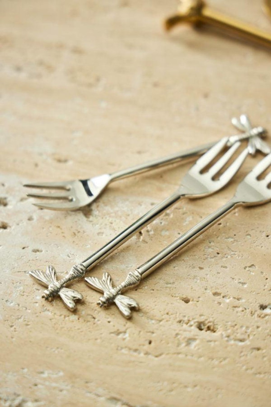 Dining & Entertaining | Pilbeam Dragonfly Cocktail Forks Set Of 4