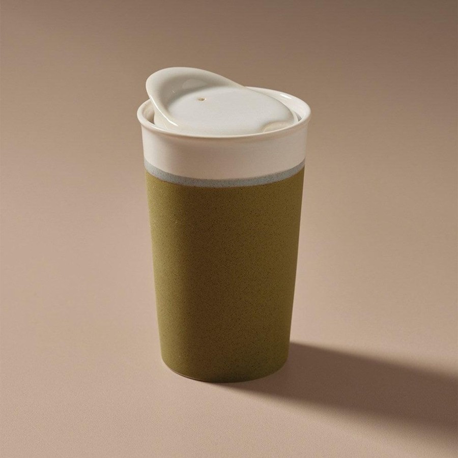 Travel & Outdoors | Indigo Love It'S A Keeper Ceramic Travel Cup - Sprout Green