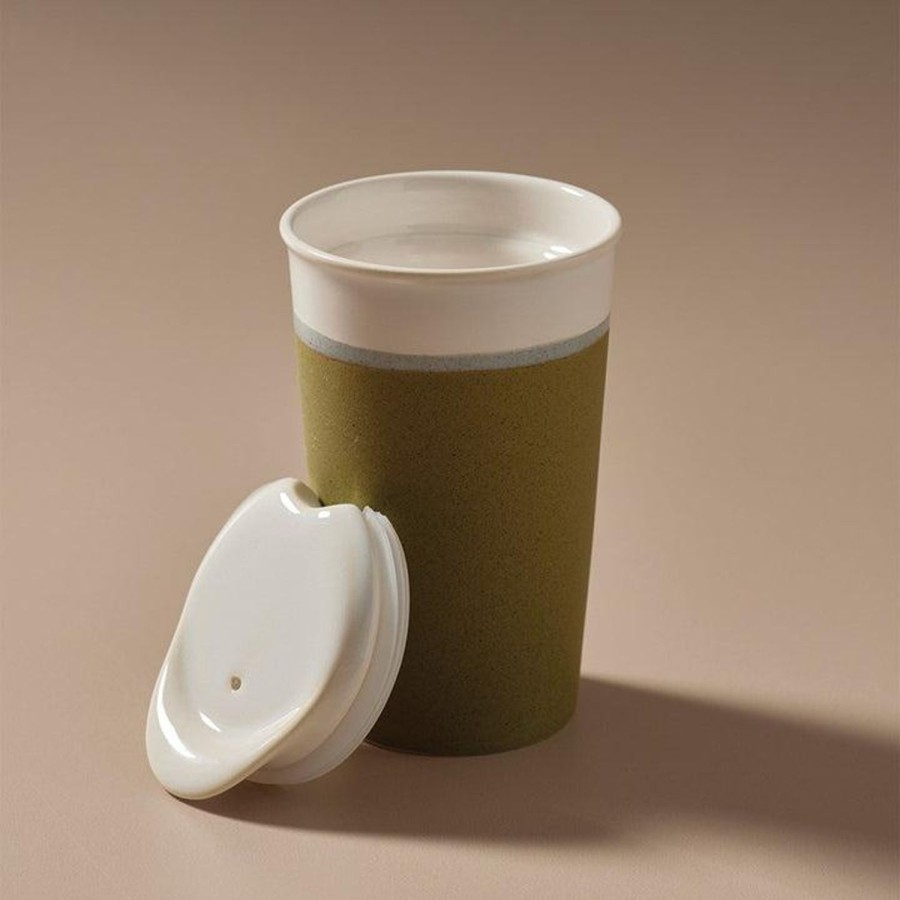 Travel & Outdoors | Indigo Love It'S A Keeper Ceramic Travel Cup - Sprout Green