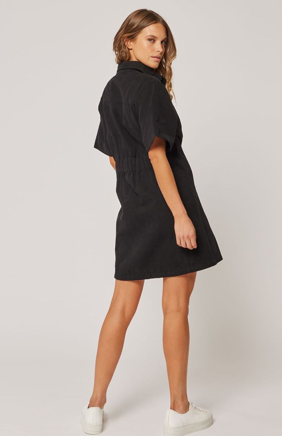 Dresses | Cartel & Willow Hallie Dress - Washed Black