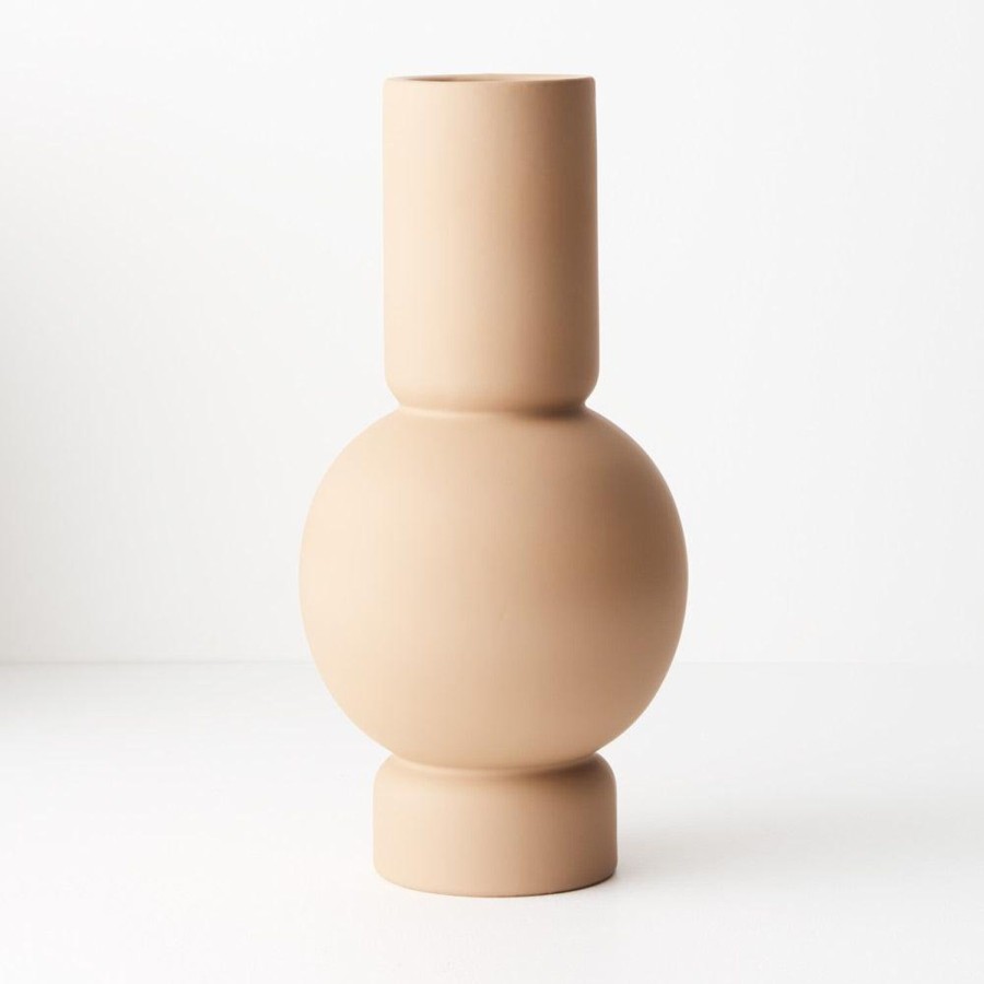 Pots, Planters & Vases | Floral Interiors Vase Isobel 35.5Cm - Nude