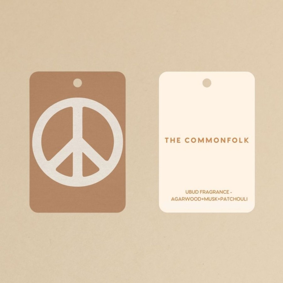 Travel & Outdoors | The Commonfolk Collective Peace Sign Tan Air Freshener - Ubud