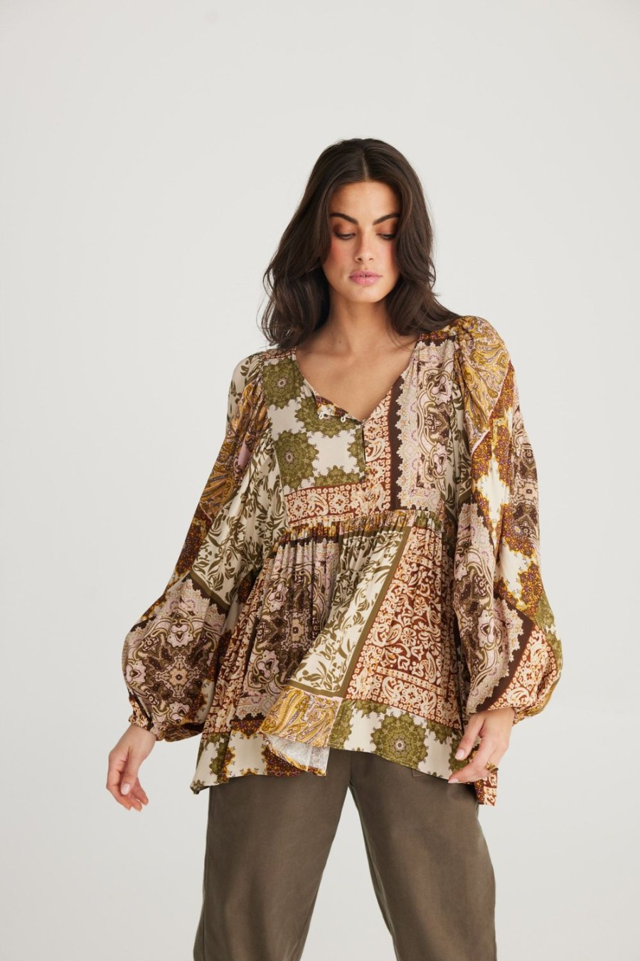 Tops | Talisman Mira Top - Paisley Gardens