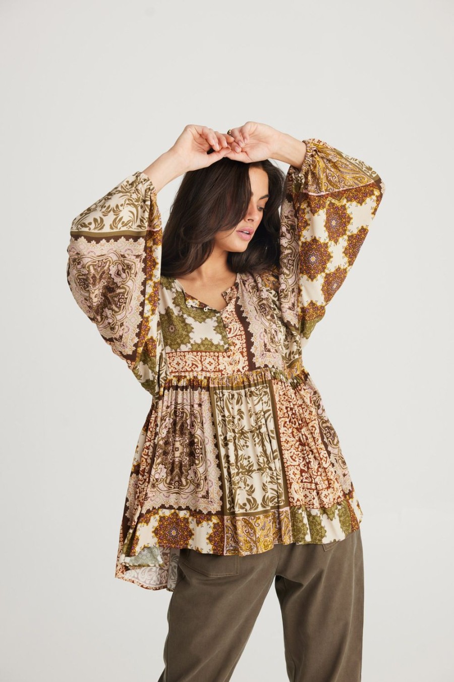 Tops | Talisman Mira Top - Paisley Gardens