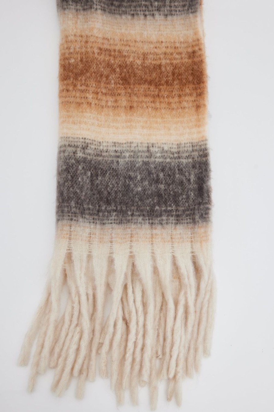 Scarves, Belts & Gloves | Holiday Jude Scarf - Brown/Grey Stripe