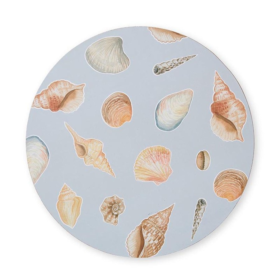 Dining & Entertaining | Madras Link Shelly Beach Round Placemat Set 4