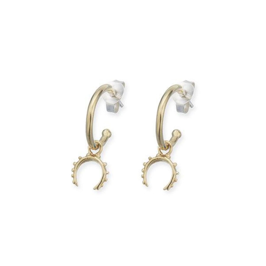 Jewellery | Palas Goddess Moon Hoop Earrings