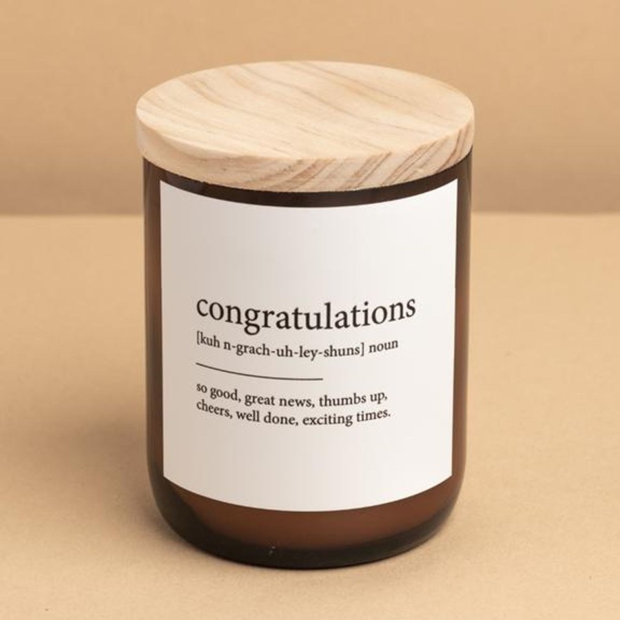 Candles & Fragrance | The Commonfolk Collective Dictionary Meaning Soy Candle - Congratulations Mali