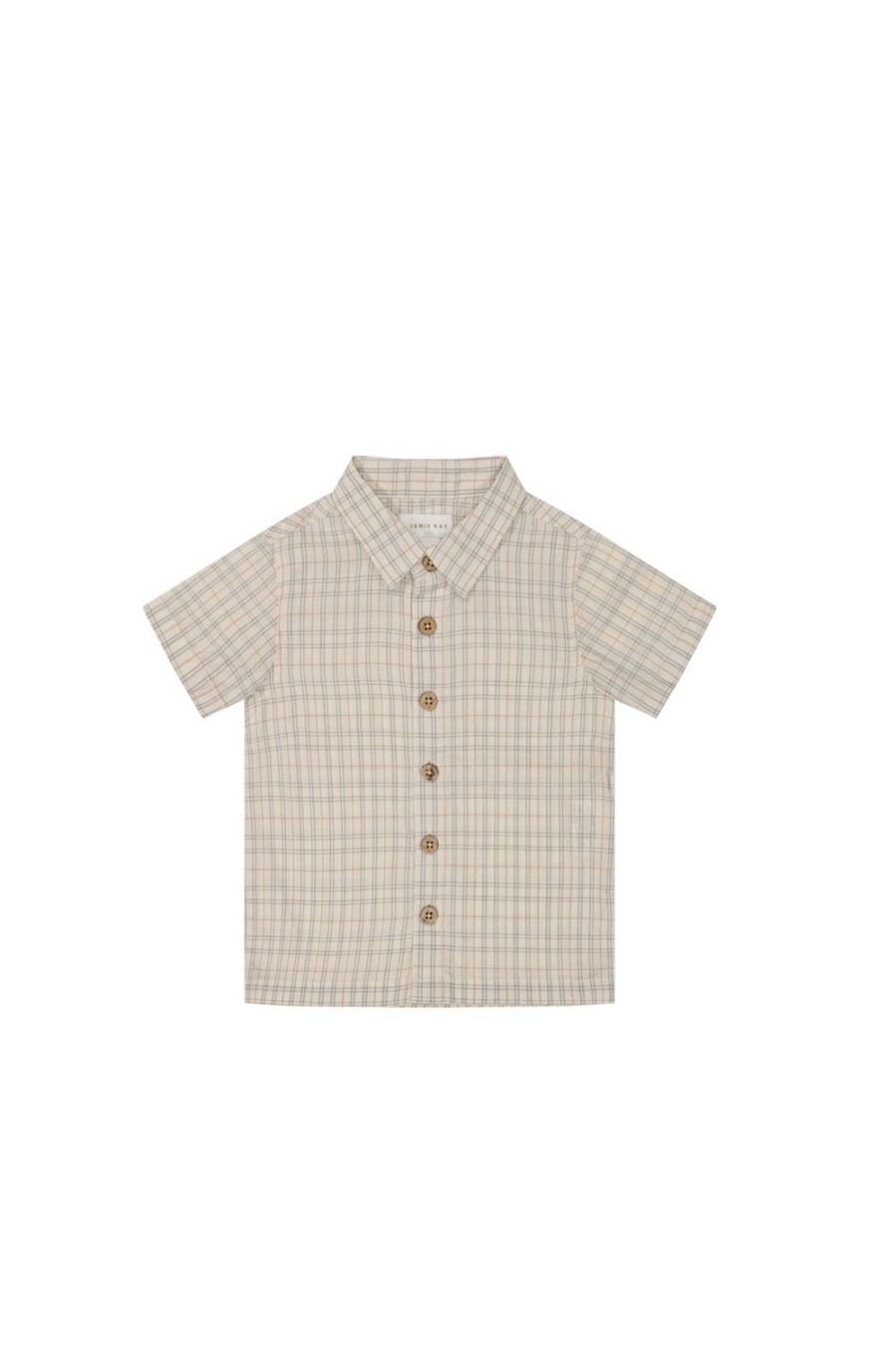 Jamie Kay | Jamie Kay Organic Cotton Quentin Short Sleeved Shirt - Billy Check