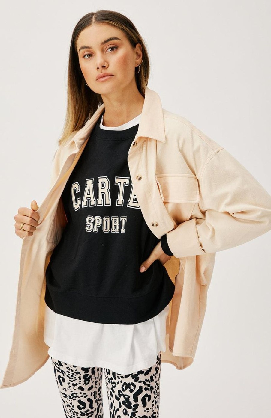 Jackets, Coats & Vests | Cartel & Willow Ellen Shacket - Creme