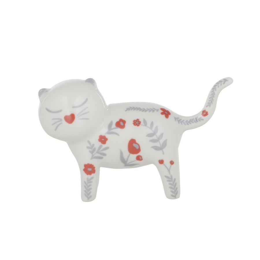 Decor Items | Coast To Coast Home Cazrina Cat Ceramic Ring Holder