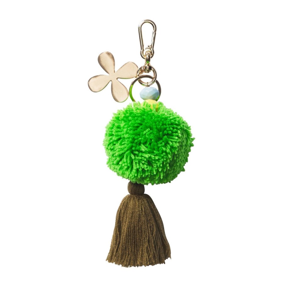 Keyrings | Sage & Clare Nicci Key Ring - Pea