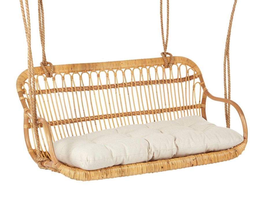 Furniture | Coast To Coast Home Annie Rattan Hang Loveseat